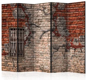 Parawan jednostronny Miasta 225x172 cm 5-częściowy beżowy ARTGEIST B