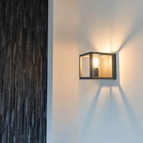 Lampa ścienna klatka ciemnoszara Nowoczesny Oswietlenie wewnetrzne