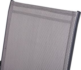 Outsunny krzesło składane z podłokietnikami zestaw 2-cz. krzesło kempingowe krzesło wędkarskie metalowe kolor szary