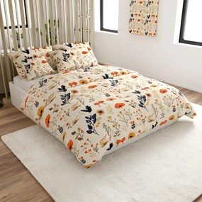 PrzytulneMieszkanie.pl PrzytulneMieszkanie.pl Pościel z mikropluszu PAPAVA kremowa Rozmiar pościeli: 70 x 90 cm | 140 x 200 cm