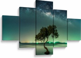 Obraz nocnego nieba (125x70 cm)