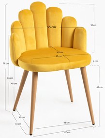 Rcznie aksamitne krzeso