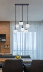 Lampa wisząca nad stół szklane kule - S763-Lokia