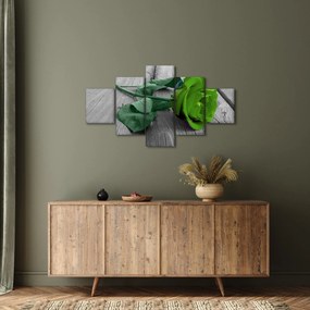 Obraz - Zielona róża (125x70 cm)