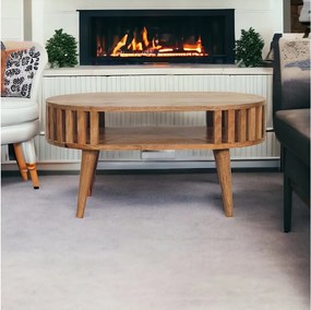 Artisan Furniture Dębowa stolik kawowy Ariella, salon