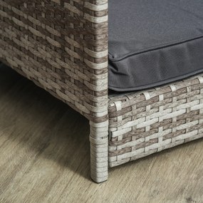 PawHut Domek dla psa szary odporny na warunki pogodowe z zdejmowanym poszyciem | Aosom PL