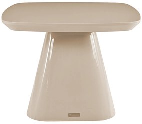 Stolik pomocniczy z MDF - Lakierowany taupe - NATAZA