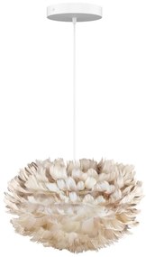 Biały kabel wiszący do lamp UMAGE Rosette, dł. 210 cm