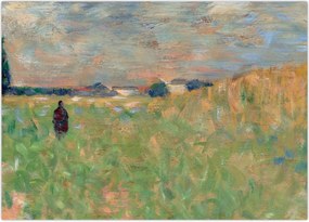 Obraz - Georges Seurat, A Summer Landscape, reprodukcje (70x50 cm)