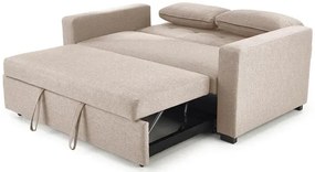 Beżowa sofa wypoczynkowa z funkcją spania - Naria