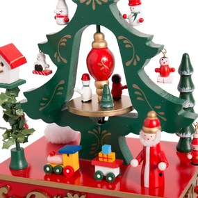 Drewniana figurka grająca (wysokość 24 cm) Christmas Tree – Casa Selección