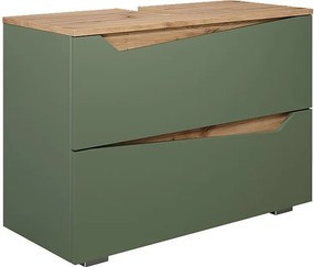 Szafka na wannę zielony/rzemieślniczy 80x35x57.5 marelle