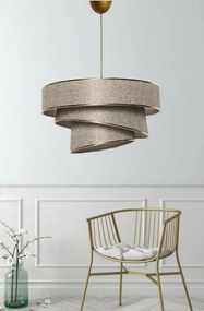 Lampa wisząca Couper - Beige, Gold