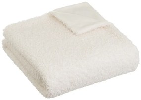 Biały koc z materiału sherpa 130x160 cm Sherpa – Casa Selección