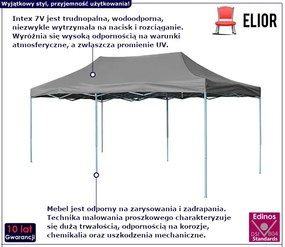 Antracytowy namiot ogrodowy - Relovis