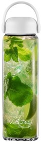Biała szklana butelka 540 ml Fuori – Vialli Design