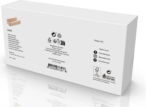 Beżowy ścienny metalowy uchwyt na papier toaletowy Ume – Zone