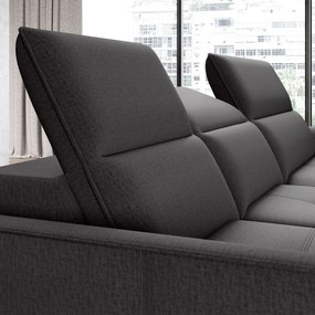 Narożnik MURILLO S Mini z elektryczną regulacją siedziska Prawostronny w tkaninie VOGUE 16 WERSAL