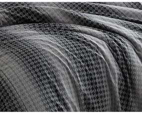 BedTex Bawełniana pościel Oberon szara, 220 x 200 cm, 2 szt. 70 x 90 cm