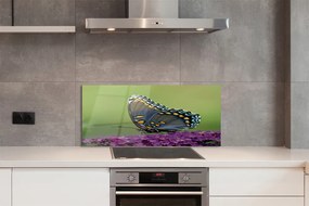Panel nad Blat Kuchenny Barwny Motyl na Kwiatach