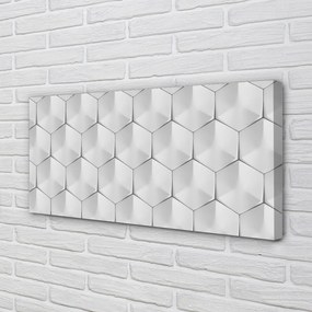 Obraz na płótnie Sześciokąty w 3D