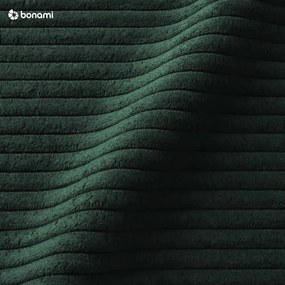 Ciemnozielona sztruksowa sofa 274 cm Leonard – Bobochic Paris