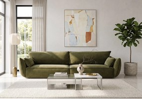 Sofa 3 Cookie tapicerowana Manila 34 zielona 248 cm