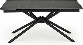 Stół rozkładany VITORINO 160(220)x90 czarny marmur