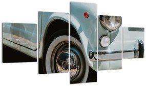 Obraz - Fiat retro samochód (125x70 cm)