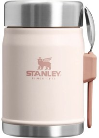 STANLEY Termos obiadowy 400 ml z łyżką/widelcem Rose  Quartz