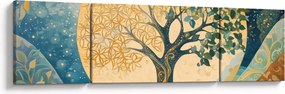 Obraz – Drzewo życia w księżycu (170x50 cm)