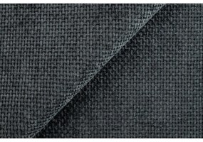 Ciemnoszara sofa z tkaniny szenilowej 140 cm Freya – Ropez