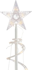 Choinka biała z LED IP44 - Puno