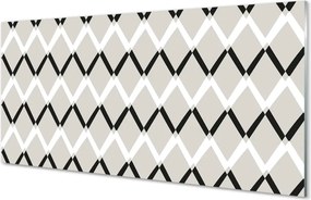 Panel szklany do Kuchni Szlachetny Wzór Diamentowy