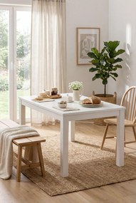 Biały rozkładany stół H8-R91