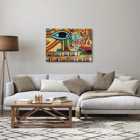 Obraz na szkle motywami egipskimi (70x50 cm)
