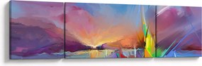 Obraz - Zachód słońca (170x50 cm)