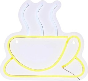 Atmosphera - Neonowa dekoracja ścienna LED CAFÉ LED/5V