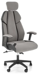 Krzesło biurowe HIRU szare/czarne