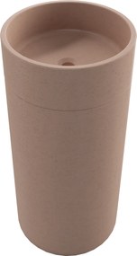 Umywalka betonowa wolostojąca bez otworu na baterię DELIS | Różne kolory : Kolor - Różowy, Podłączenie syfonu - Do podłogi