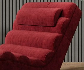Nowoczesny szezlong Mimi z poduszką chesterfield