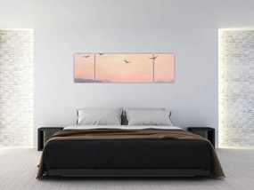 Obraz - Stado ptaków II. (170x50 cm)