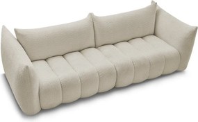 Beżowa sofa z materiału bouclé 286 cm Azra – Bobochic Paris