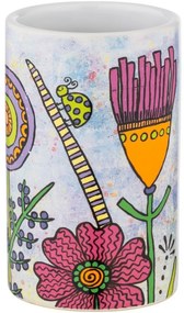 Wenko Ceramiczny kubek na szczoteczki Rollin'Art Full Bloom