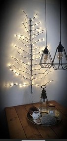 LED ścienna choinka ZIGGY, brązowa - różne rozmiary Wielkość: XS