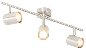Nowoczesna lampa sufitowa stalowa 3-punktowa regulowana - Jeana Nowoczesny Oswietlenie wewnetrzne