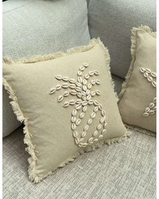 Bawełniana poszewka na poduszkę 43x43 cm Seashells – Mioli Decor