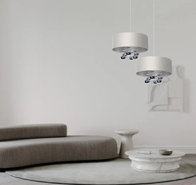 Lampa wisząca BUBBLE LIGHT 40cm biała BPS KONCEPT