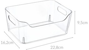Organizer z przezroczystego plastiku, 3 l
