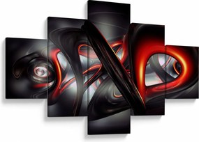 Obraz abstrakcji (125x70 cm)